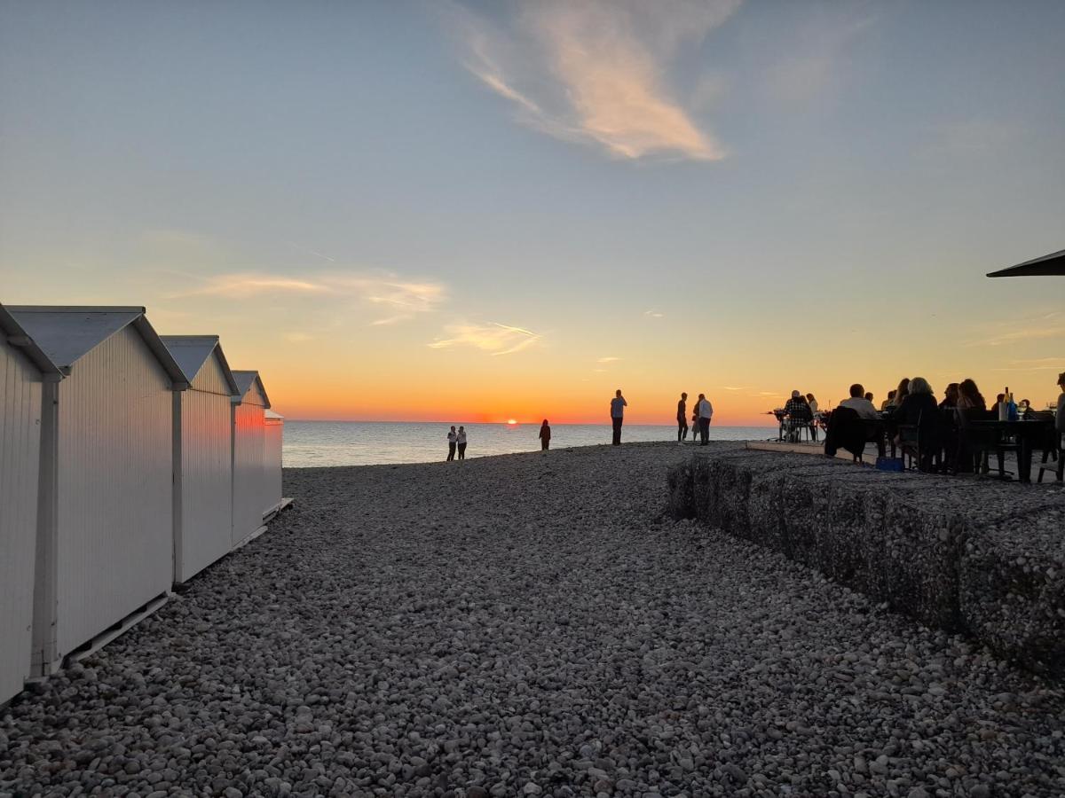Charmante Villa Plein Sud 50M De La Plage - Balcon Vue Laterale Sur Mer - Equipee De La Fibre, Wifi, Internet Mers-les-Bains Kültér fotó
